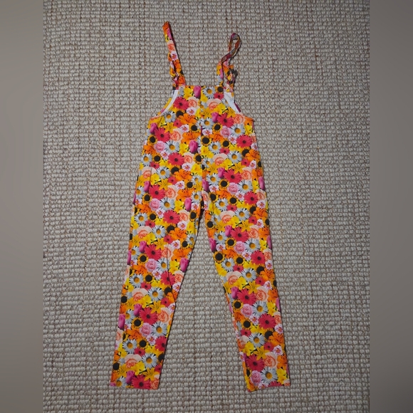Lucy & Yak Floral Overalls Size 8L - Picture 2 of 9